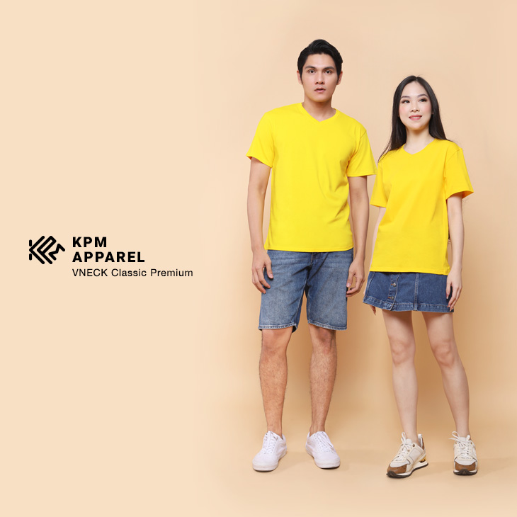 kaos cotton combed vneck 20s